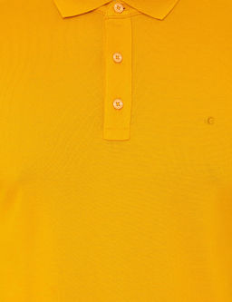 Koyu Sar_ Polo Yaka Slim Fit Basic Merserize T-shirt