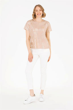 U. S. Polo Assn Женская разноцветная футболка с круглым вырезом - U.s. polo assn фото 11