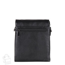 Сумка мужская кожаная 004-3QH black Heanbag