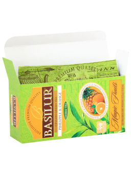 Коллекция Волшебные фрукты / АНАНАС И АПЕЛЬСИН (71544 ) черн. 25 пак/ (BASILUR)