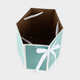 Коробка складная шестигранник Present, 17 х 14.8 х 19.5 см - Дарите счастье фото 3