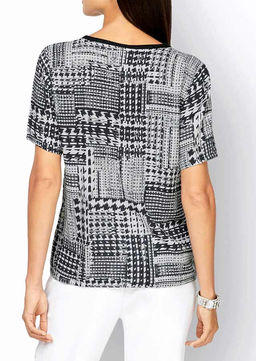 Блузка, черно-белая - Ashley brooke фото 4