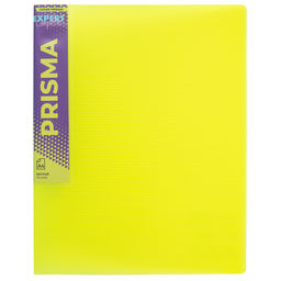 Expert Complete PRISMA NEON Папка на 4 О-кольцах A4 700 мкм 25 мм эффект 3D 4 шт. d - 17 мм желтый EC211400009