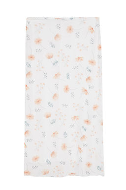 TRENDYOLMILLA Siyah Bel Detayl? Bask?l? Esnek Tul Maxi Orme Etek TWOAW24ET00124  фото 15