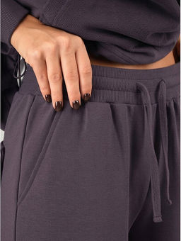 Женский костюм оверсайз из футера Happyfox