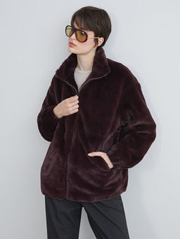 Dik Yaka Kad?n Pel?? Mont