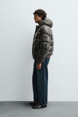 CAZADORA 80% PLUM?N - 20% PLUMA WATER REPELLENT / Khaki oscuro - Zara фото 4