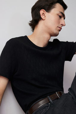 Camiseta con textura Slim Fit - H&m фото 2