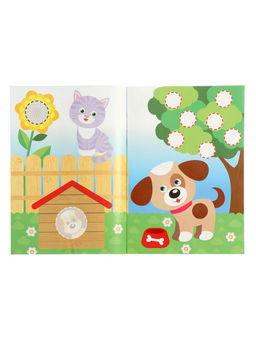 Цена за 3 шт. Книжка с наклейками "Домашние животные", 16 стр