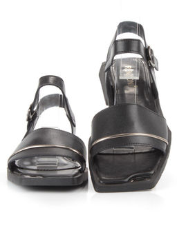 08-PEY183-3 BLACK Босоножки женские (натуральная кожа) - Фабричный китай фото 7