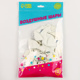 Воздушные шары латексные 12" «Хвалебные», 25 шт., МИКС