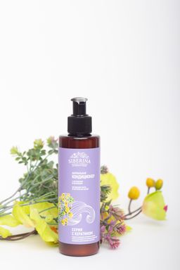 Кондиционер с аргинином и кератином Активация роста и укрепление волос - Siberina фото 3