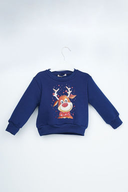 Saks Unisex Christmas Bask?l? Orme Sweatshirt TKDAW25SW00135 - Trendyolmilla фото 2
