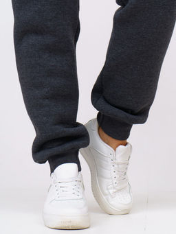 Брюки женские футер 3-х нитка антрацит/меланж