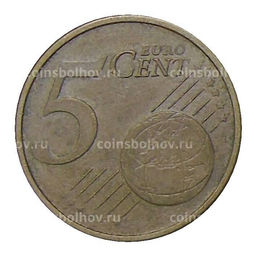 Монета 5 евроцентов 2002 года F Германия