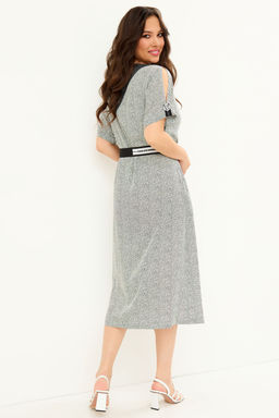 Платье Magia mody 2075 черный+белый