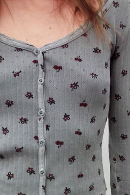 CHAQUETA POINTELLE FLORES / Gris - Zara фото 5