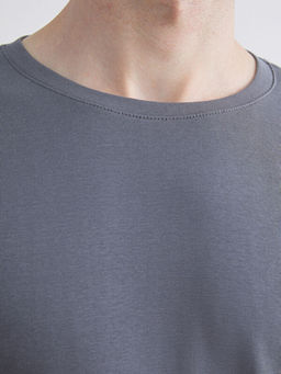 Bisiklet Yaka Basic Uzun Kollu Erkek Ti??rt