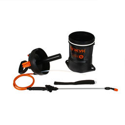 Опрыскиватель помповый, 5 л, термоусадка, пластиковый брандспойт, ОП-220, «Жук»