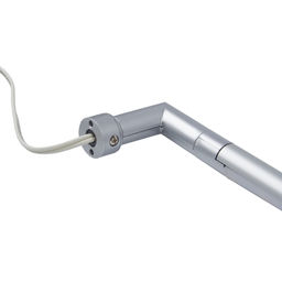 ULM-F31-9W/WW IP20 SILVER Светильник светодиодный поворотный для интерьерного освещения. В комплекте с адаптером. Длина 59 см. Материал корпуса алюминий, цвет серебро. Теплый белый свет. Упаковка-картонная коробка.