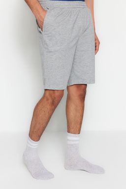 TRENDYOL MAN Mavi %100 Pamuk Regular Fit Orme Yazl?k Sortlu Pijama Tak?m? THMSS21PT0216 - Trendyolmilla фото 10