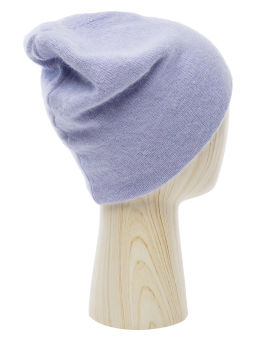 Шапка жен. анг+нейл+шерсть LB-A53043 lilac