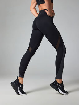 Моделирующие леггинсы с серыми вставками - NEVERLATE фото 2