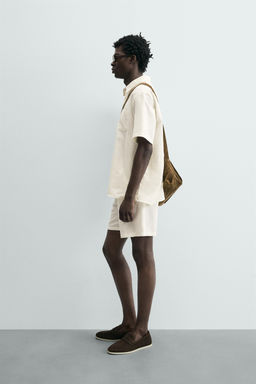 POLO REGULAR FIT C??AMO - ALGOD?N / Blanco - Zara фото 4