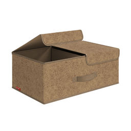 VAL MA-BOX-L2 Короб стеллажный 2-х секционный, 50*30*20 см, MONET AUTUMN, шт - Valiant фото 2