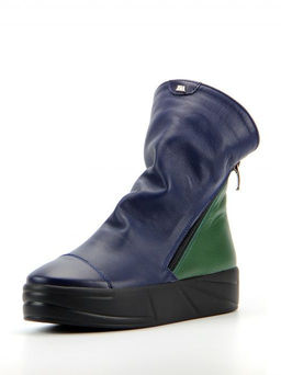 Ботинки EDART 233.131 bl.blue-green/байка