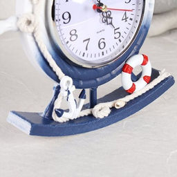 Часы настольные Штурвал 21х23 см / K904AB /уп 48/ - Галеонтрейд фото 4