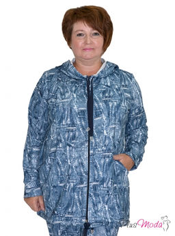 Спортивная куртка Модель №689 размеры 44-82 - Plusmoda фото 2