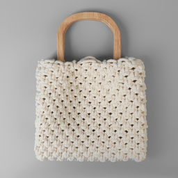 Ручки для сумки деревянные, 12×12.9 см, 2 шт., бежевые