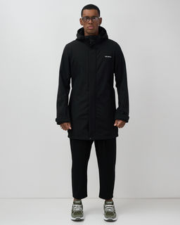 Парка спортивная мужская с капюшоном softshell черного цвета 9565Ch - Mtforce фото 2