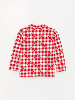 G?mlek Yaka Uzun Kollu Desenli Pamuklu K?z Bebek Pijama Tak?m? - Waikiki фото 3