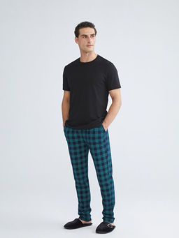 Standart Kal?p Ekose Erkek Pijama Alt