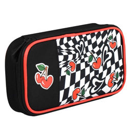 Пенал школьный Феникс+, арт.64172/ 24 ПАТТЕРН (без наполнения, 20х10х4.5 см, полиэстер, молния, высо