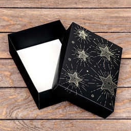 Коробка складная, крышка-дно, Звёздочки, софт тач, 21 х 15 х 7 см - UPAK LAND фото 3