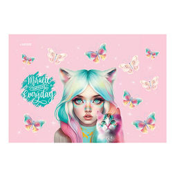 Накладка на стол "Miracle" 43x29 см, пластиковая 500 мкм, с цветным рисунком