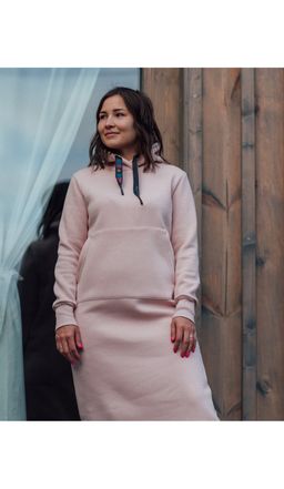 Платье С НАЧЕСОМ футер 3х нитка ПЕНЬЕ - Knitka wear фото 10