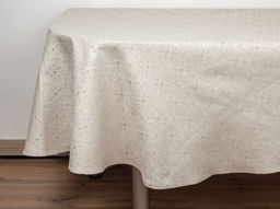 Скатерть круглая 21С256-ШР D204 "Лунный цветок" цв. 6 рис. 298 серый