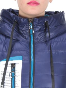 D001 DARK BLUE Куртка демисезонная женская (100 гр. синтепон)