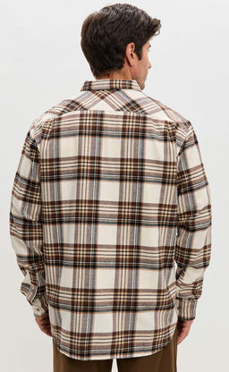 Рубашка F521-0460 milk-brown - Fine joyce фото 8