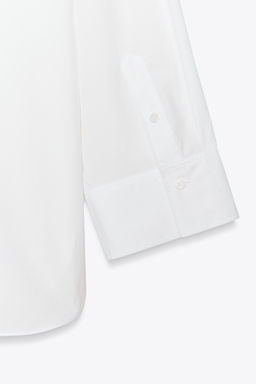 ZW COLLECTION POPLIN SHIRT - Zara фото 4