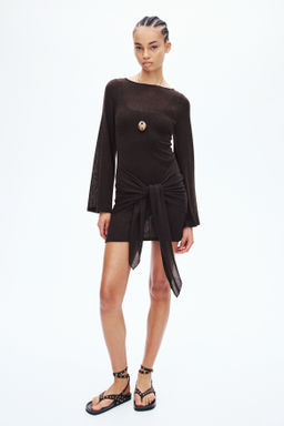 Vestido con lazada - H&m фото 3