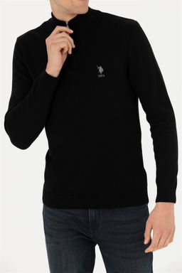 Мужской черный свитер - U.s. polo assn фото 6