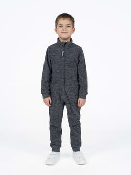 Комбинезон детский флисовый темносерый