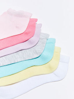 Basic K?z ?ocuk Patik ?orap 7li