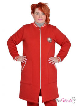 Толстовка Модель №1867 размеры 44-84 - Plusmoda фото 2