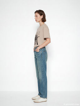 Straight Fit Kad?n Jean Pantolon